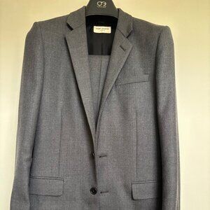 Saint Laurent Paris AW 2013 Gray Slim Suit Hedi Slimane